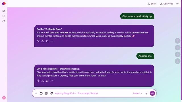 Mosaic Current theme preview