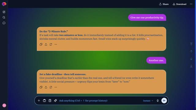Muted Meadow theme preview