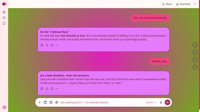 Muted Ribbon theme preview