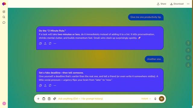 Muted Skylane theme preview