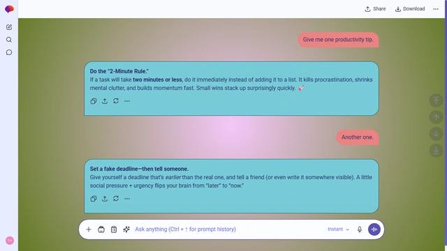 Muted Surface theme preview