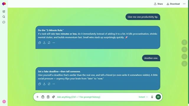 Quasar Flare theme preview