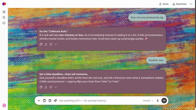 Quiet Avenue is a light stone ChatGPT theme with an image background.