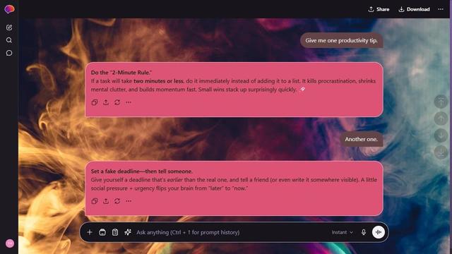 Quiet Curl theme preview