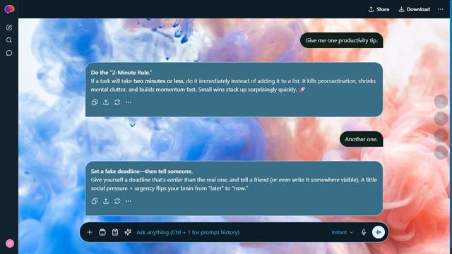 Quiet Plume theme preview