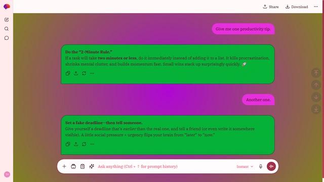 Quiet Ribbon theme preview