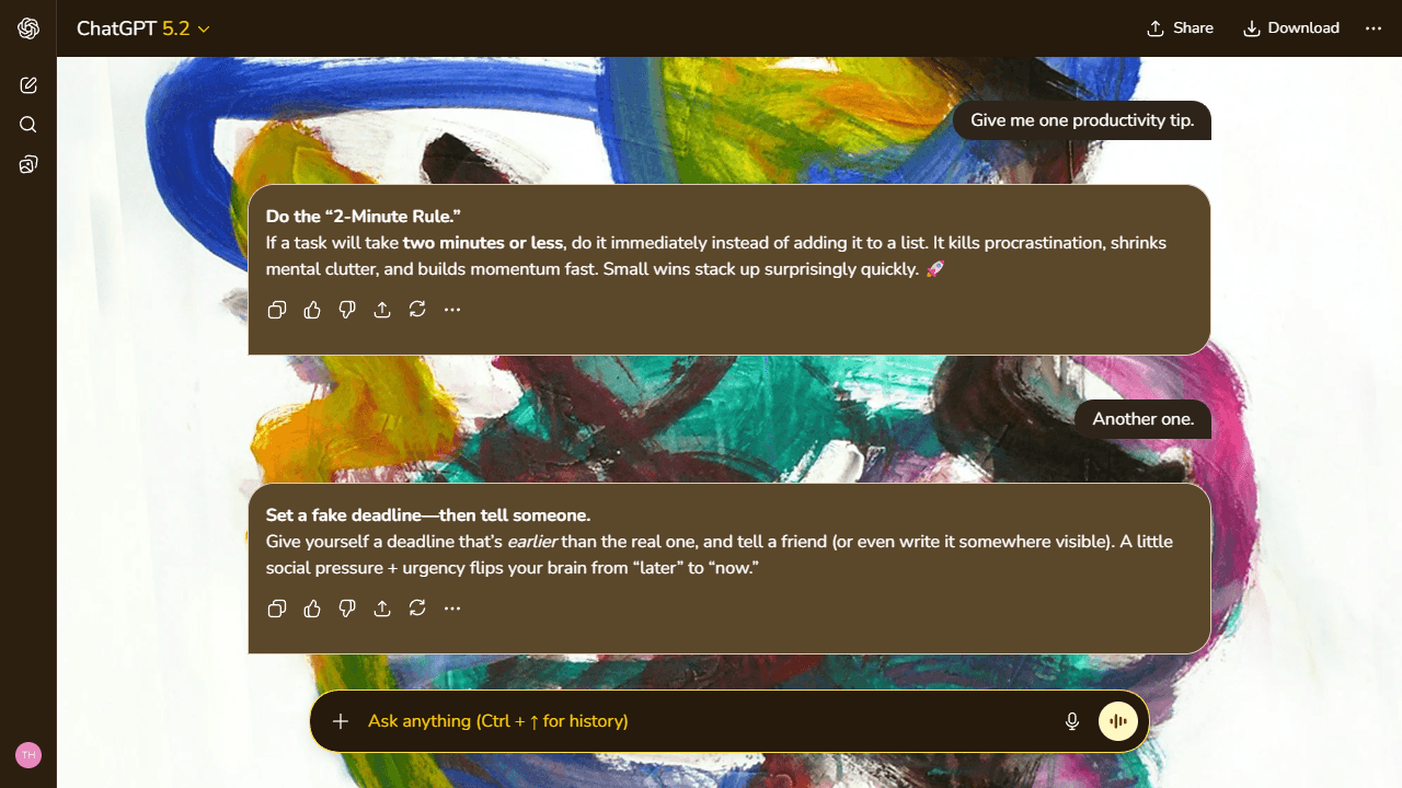 Rainlit Bloom theme preview