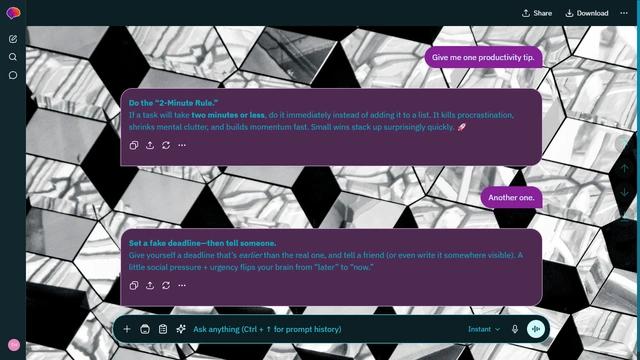 Rainlit Canopy is a dark cyan ChatGPT theme with an image background.