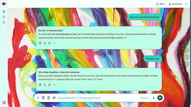 Rainlit Canvas theme preview