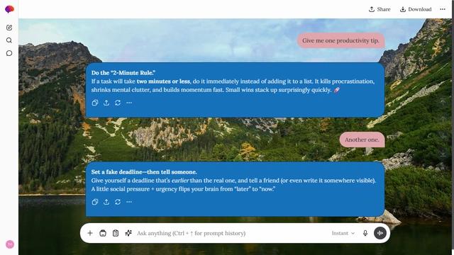 Rainlit City is a light zinc ChatGPT theme with an image background.