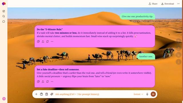 Serene Drift theme preview