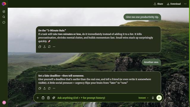 Serene Horizon theme preview