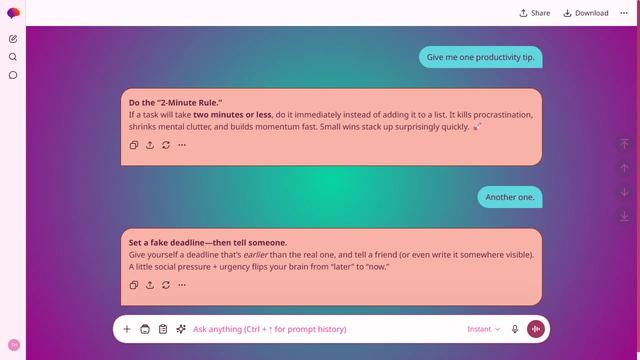 Serene Tessell theme preview
