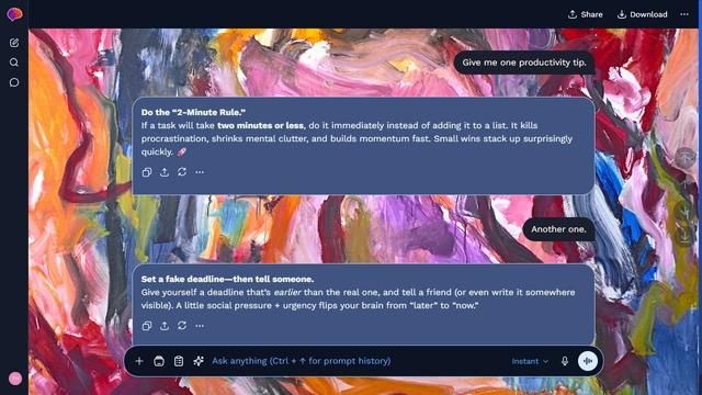 Shaded Canvas theme preview