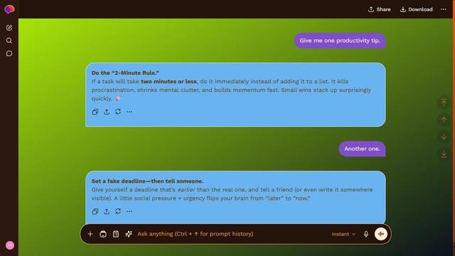 Shaded Layer theme preview