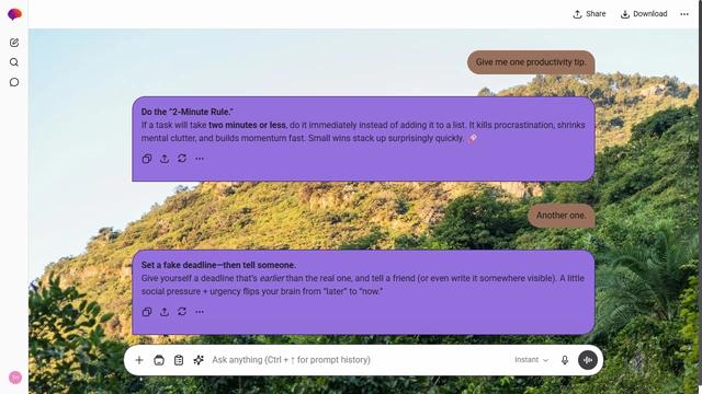 Shadowed City is a light zinc ChatGPT theme with an image background.
