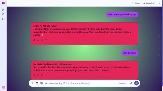 Shadowed Stencil theme preview