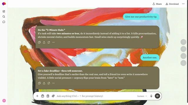 Silent Bay is a light stone ChatGPT theme with an image background.