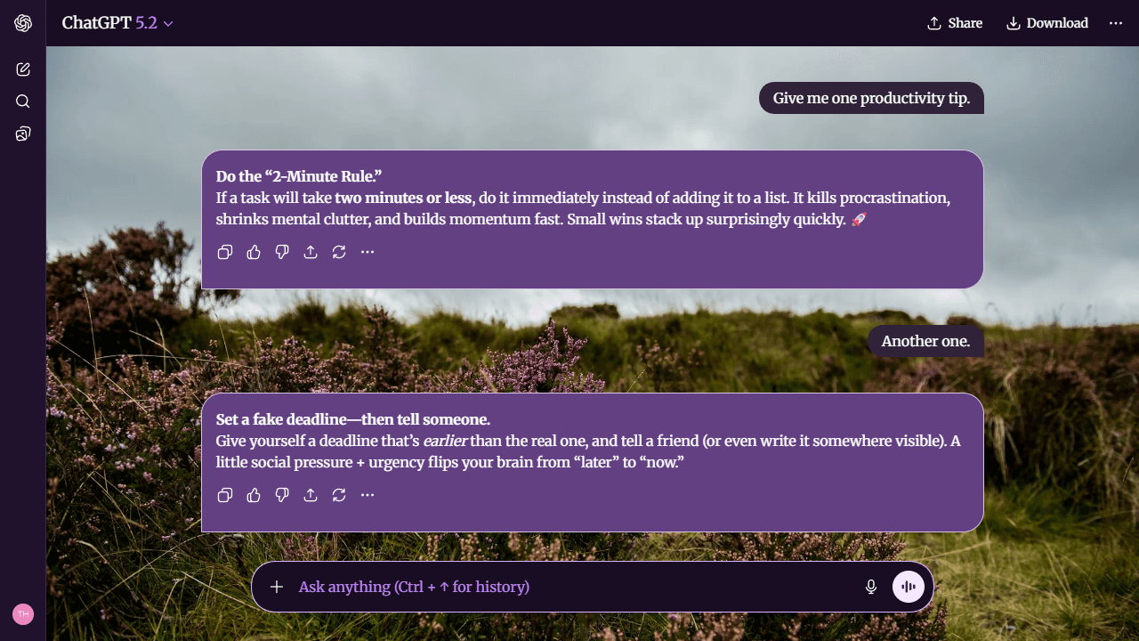 Silent Field theme preview