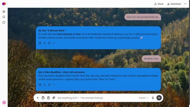 Smoky Crest is a light zinc ChatGPT theme with an image background.