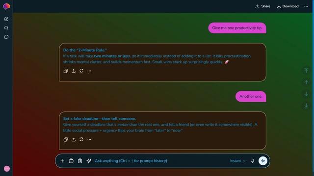 Smoky Fiber theme preview