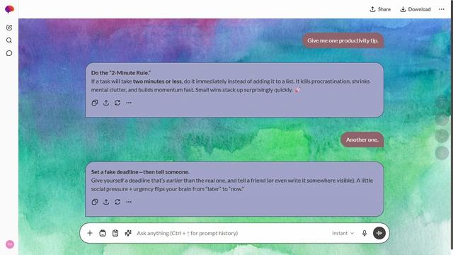 Soft Canopy is a light stone ChatGPT theme with an image background.