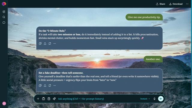 Soft Ridge theme preview