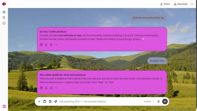Still District is a light zinc ChatGPT theme with an image background.