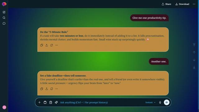 Still Glow theme preview