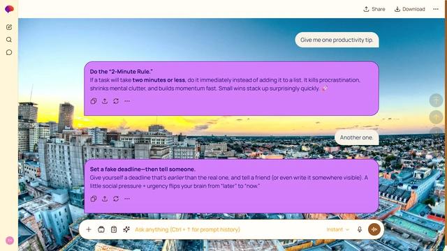 Still Grid theme preview