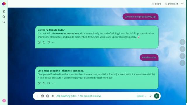 Stormy Glow is a light emerald ChatGPT theme with an image background.