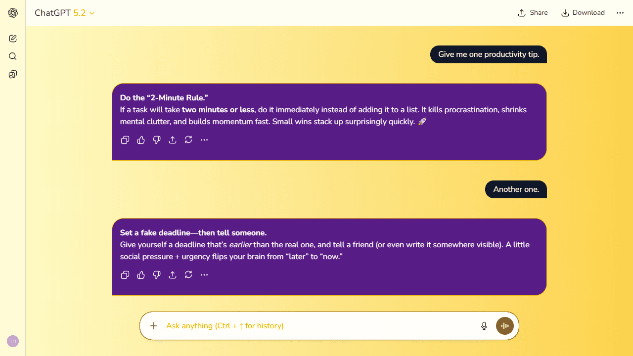 Summit Tide theme preview