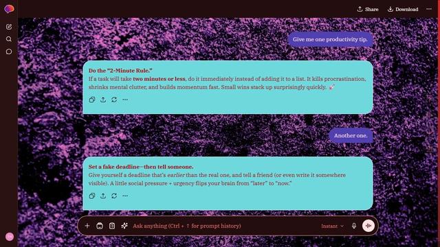 Sunlit Wave is a dark red ChatGPT theme with an image background.