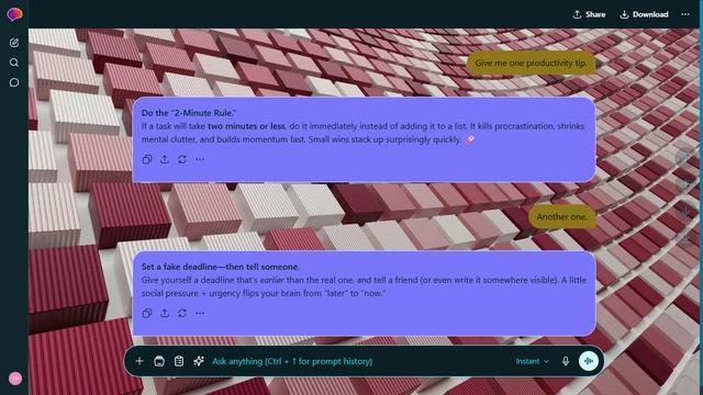 Tonal Canopy is a dark cyan ChatGPT theme with an image background.