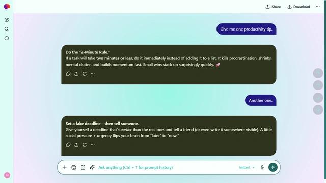 Torrent Prism theme preview