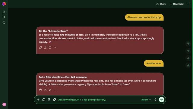 Tritanomaly Night Olive theme preview