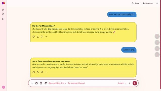 Tritanomaly Peach theme preview