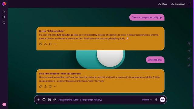 Velvet Bay is a dark purple ChatGPT theme with an image background.