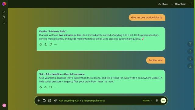 Wisp Prism theme preview
