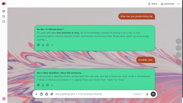 Woven Canopy is a light zinc ChatGPT theme with an image background.