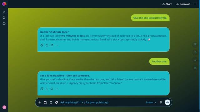 Woven Glade theme preview