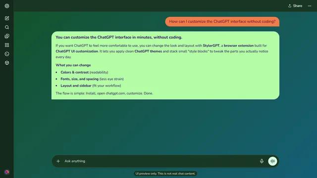 Aether Drift theme preview