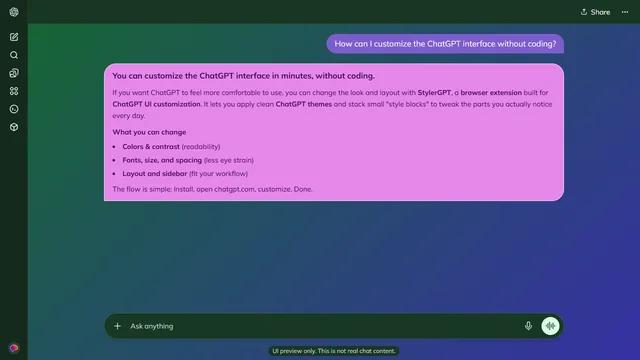 Aether Flow theme preview