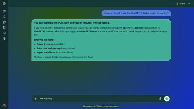 Amber Quay theme preview