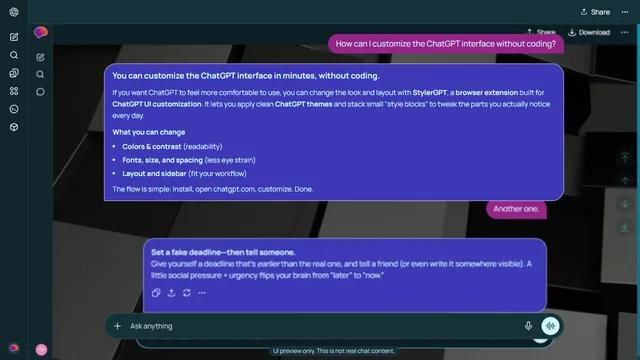 Burnished Contour theme preview