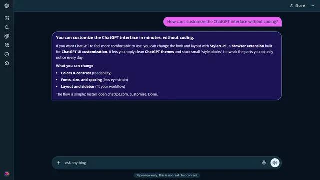 Cataract Clear Night theme preview