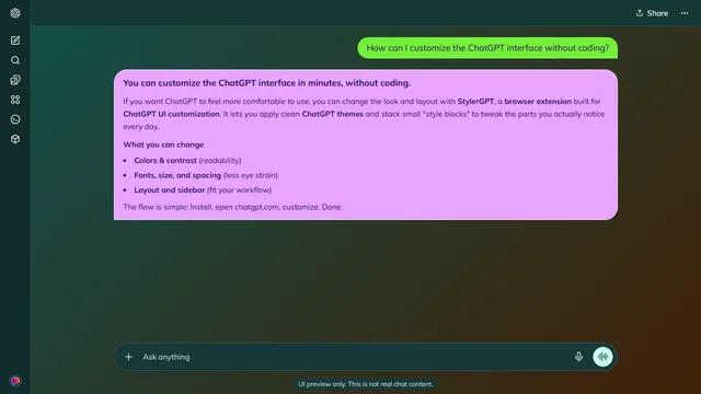 Contour Current theme preview