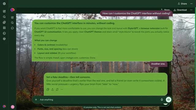 Dappled Dune theme preview