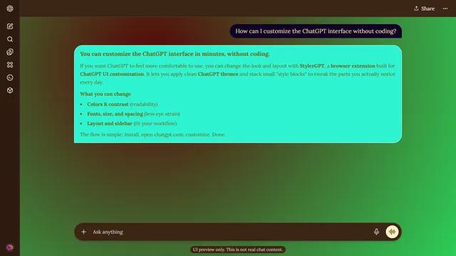 Dappled Scene theme preview