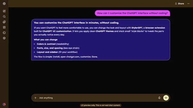 Deuteranomaly Night Amber theme preview